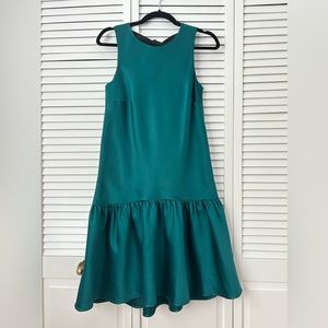 J. Crew Teal A-line Dress